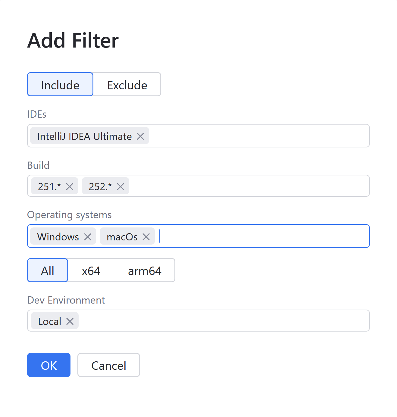 Add filter Add filter