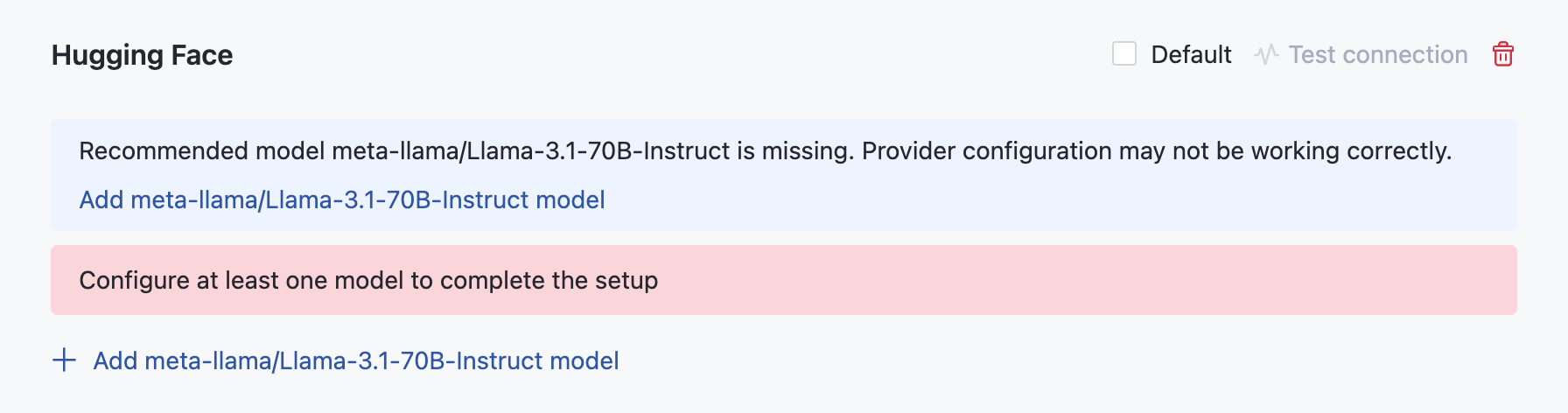 Configure Hugging Face Configure Hugging Face