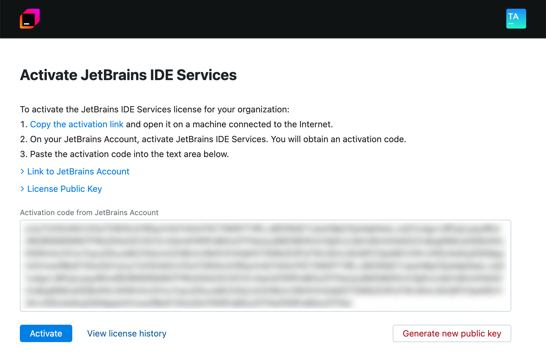 Activate IDE Services Activate IDE Services