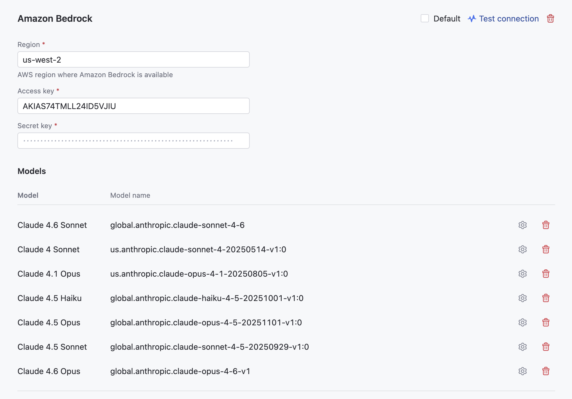 Configure Amazon Bedrock Configure Amazon Bedrock
