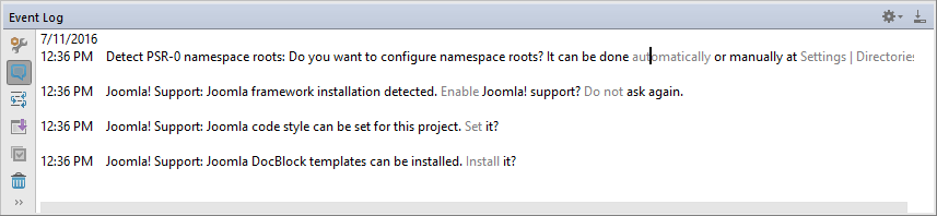 Joomla Event Log Joomla Event Log
