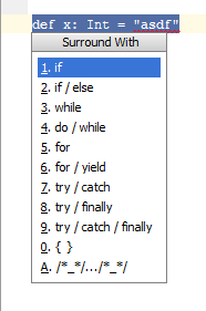 T surround with action T surround with action