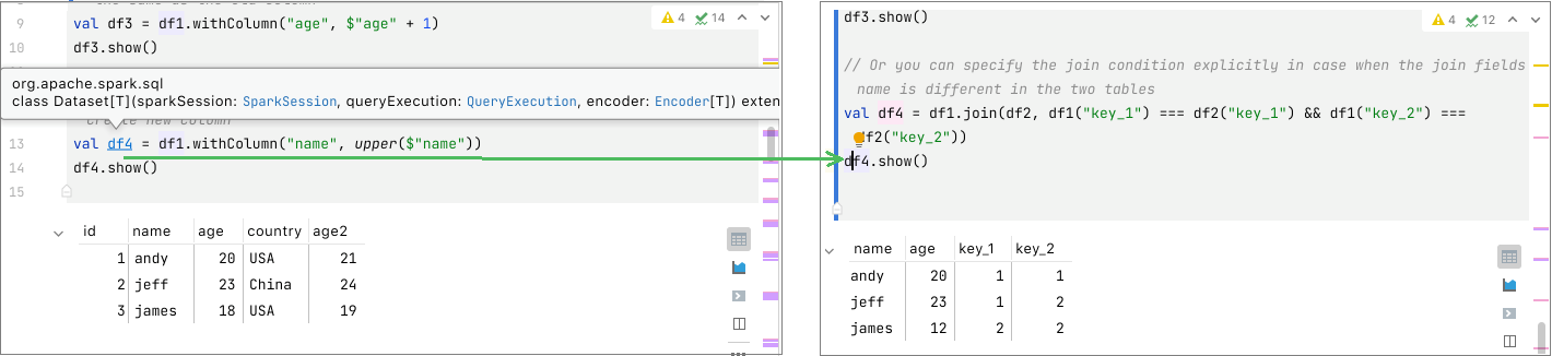 Go to declaration Go to declaration