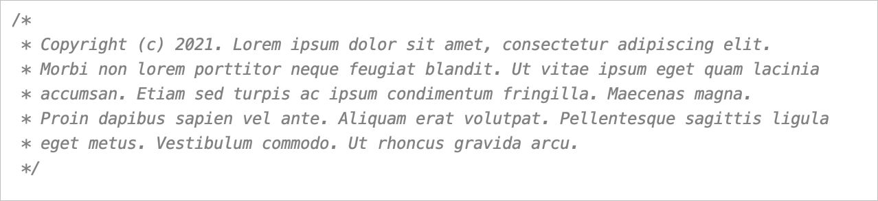 copyright notice in the default format copyright notice in the default format