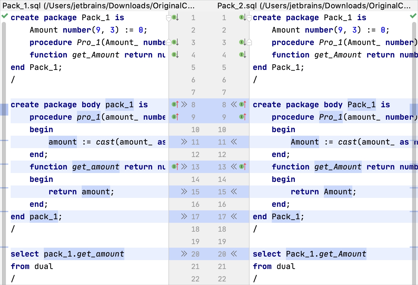Enable the declaration case for a file Enable the declaration case for a file