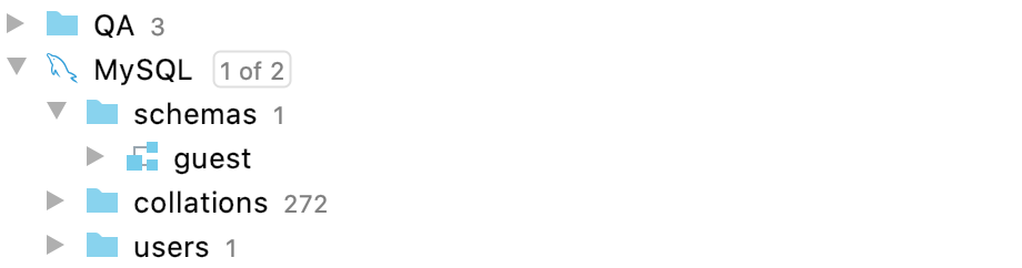 The Group Schema option is on The Group Schema option is on