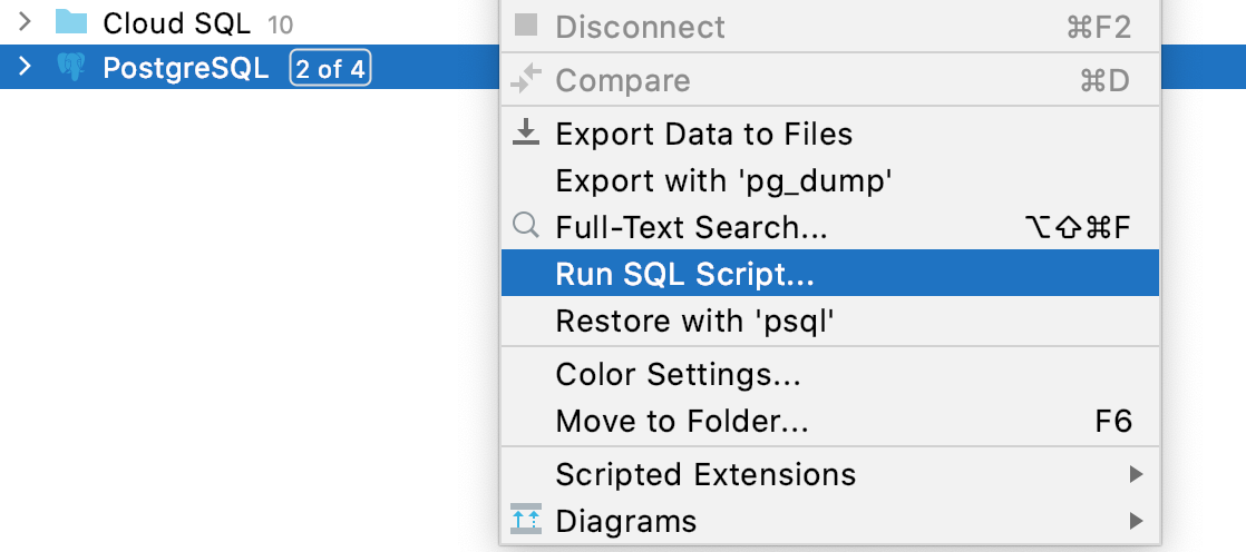 Run an SQL file Run an SQL file