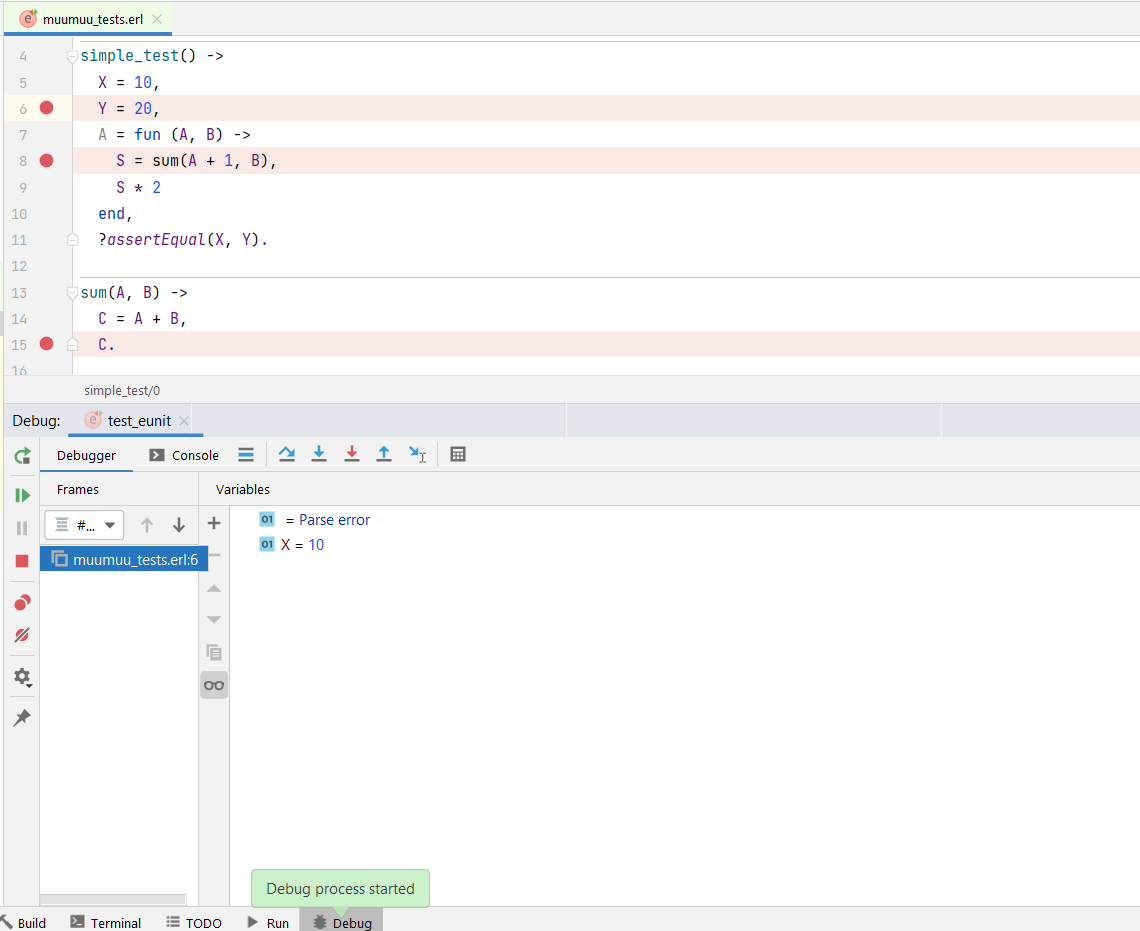 Erlang Debugger Erlang Debugger