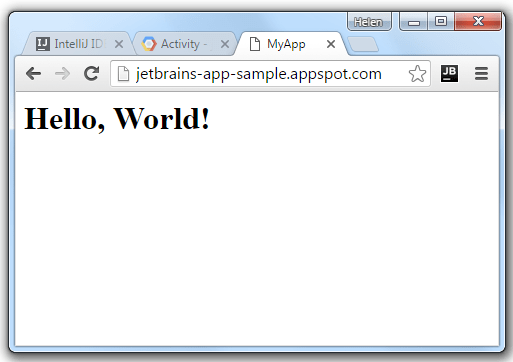 Gae browser result Gae browser result