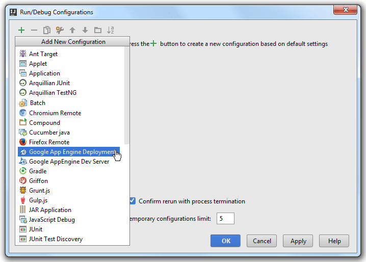 Gae deployment config Gae deployment config