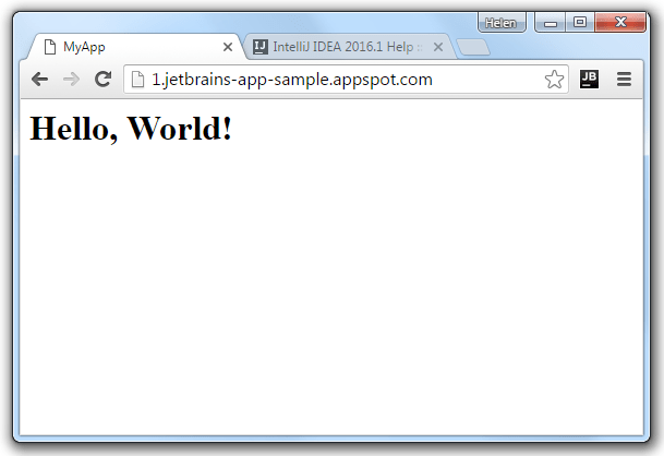 Gae deployment result Gae deployment result