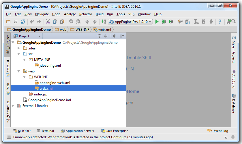 Gae empty project Gae empty project