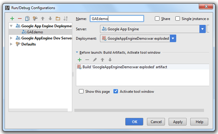Gae run debug deployment Gae run debug deployment