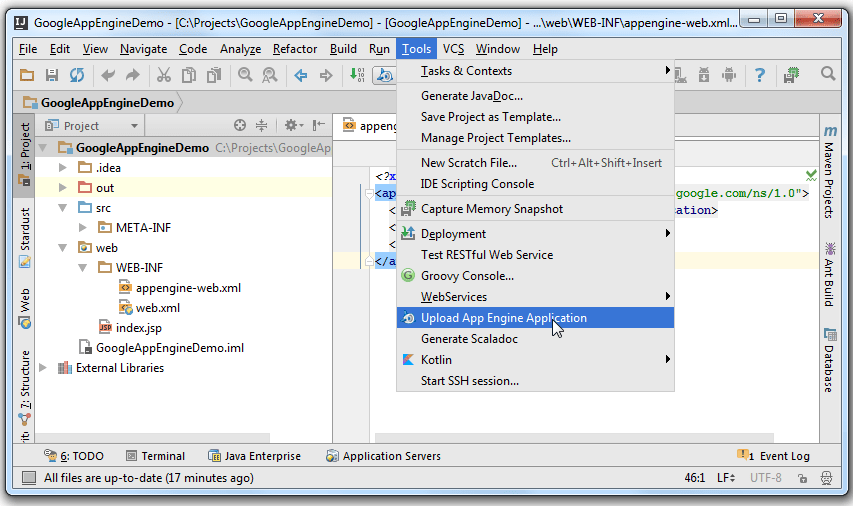 Gae upload to server Gae upload to server