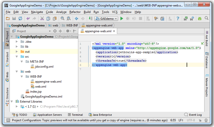 Gae web xml Gae web xml