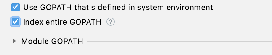 Index entire GOPATH Index entire GOPATH