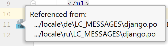 view references to a localized tag view references to a localized tag