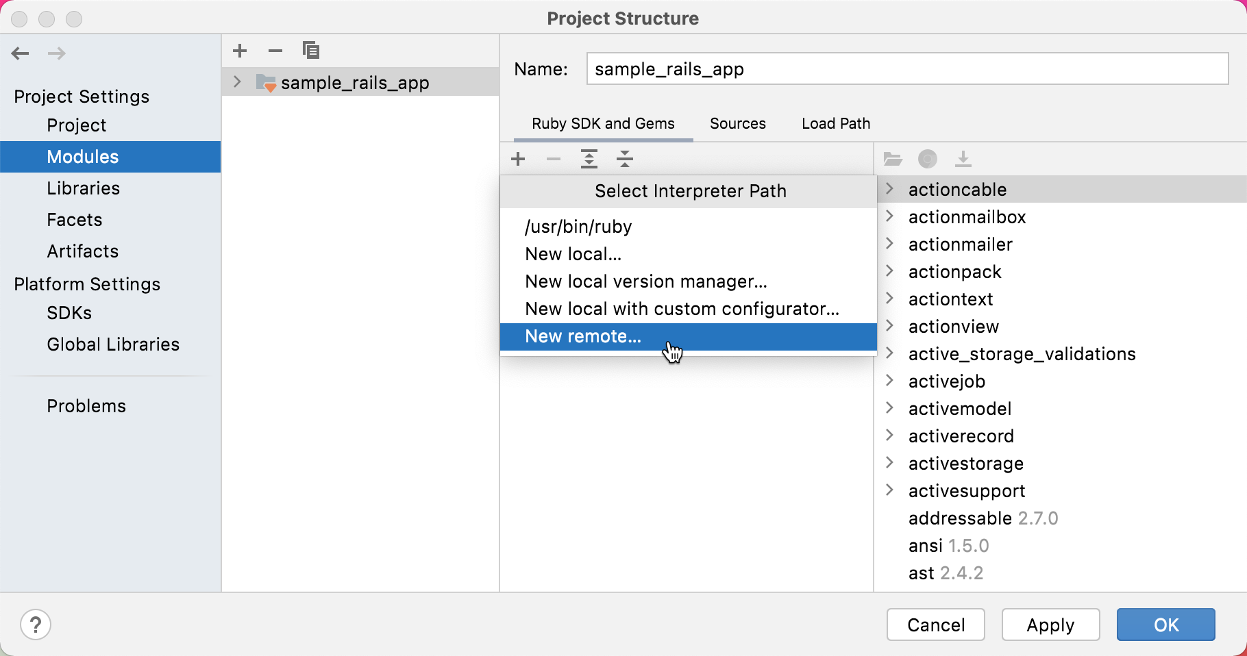 New remote interpreter New remote interpreter