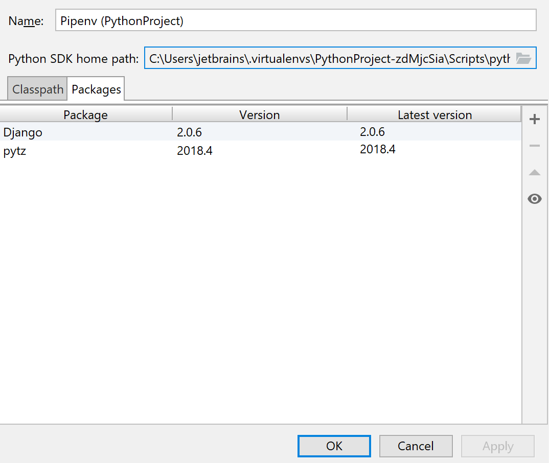 Django package is added Django package is added