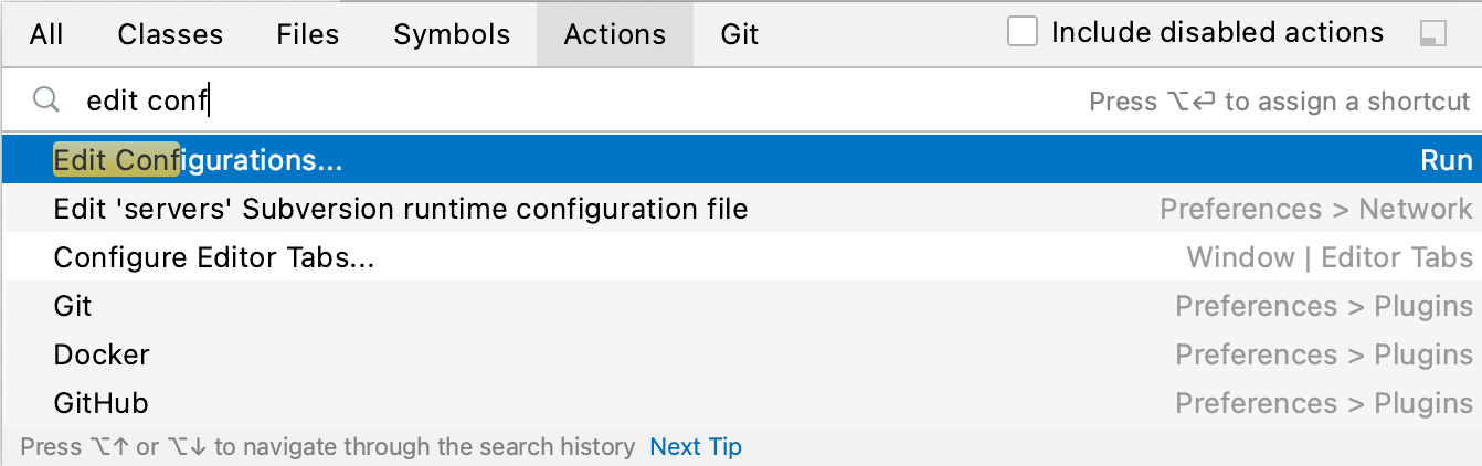Find Action Find Action