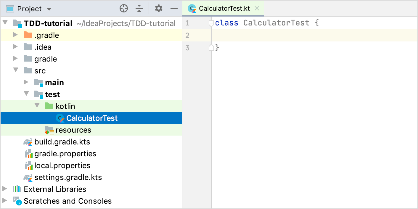 Test class created Test class created