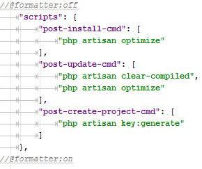 Formatting markers Formatting markers