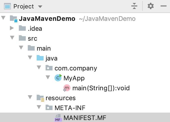 the Manifest file the Manifest file