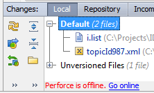 Perforce offline2 Perforce offline2