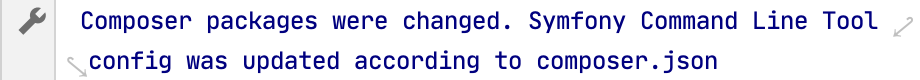 Symfony auto-configuration message in Composer Log Symfony auto-configuration message in Composer Log