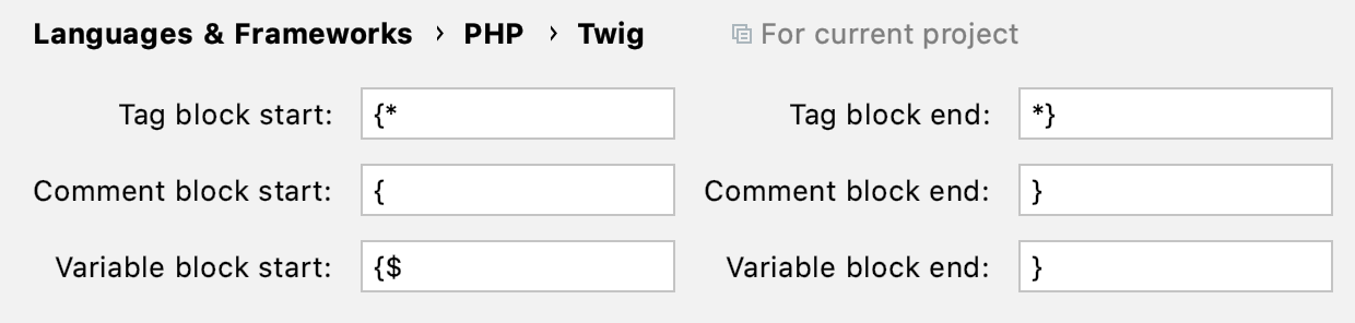 Custom Twig Syntax Custom Twig Syntax