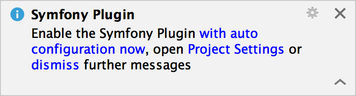Symfony plugin notification Symfony plugin notification