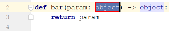 example of adding a type hint for a function (Python 3) example of adding a type hint for a function (Python 3)
