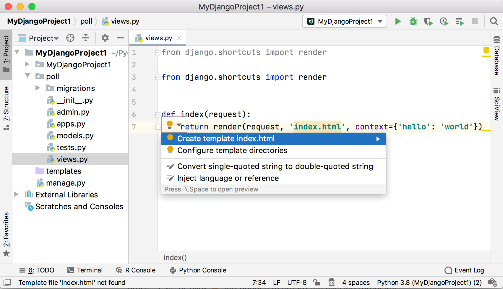 create a template create a template