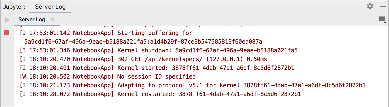 Restarting the current kernel Restarting the current kernel