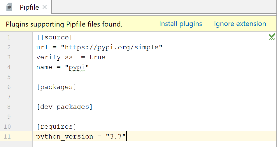 autogenerated Pipfile autogenerated Pipfile