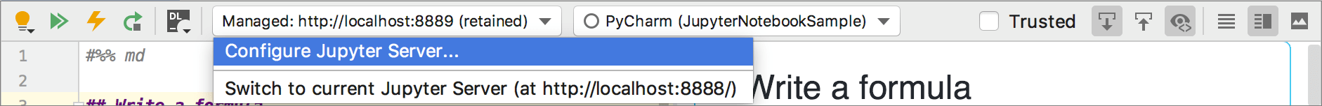 Switch to the current Jupyter Server Switch to the current Jupyter Server