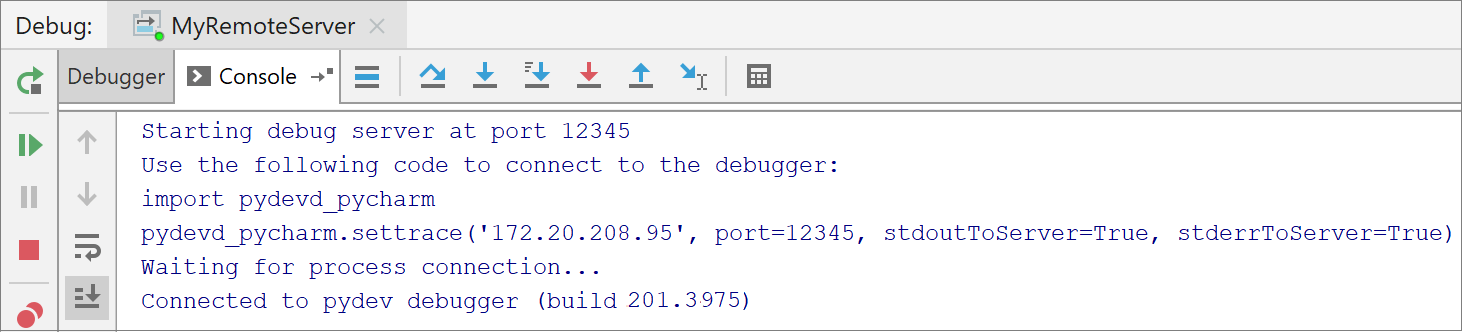 Remote debugging Remote debugging