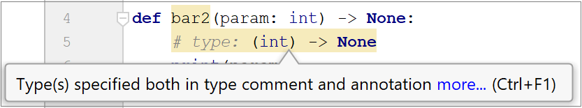 incorrect type hint incorrect type hint