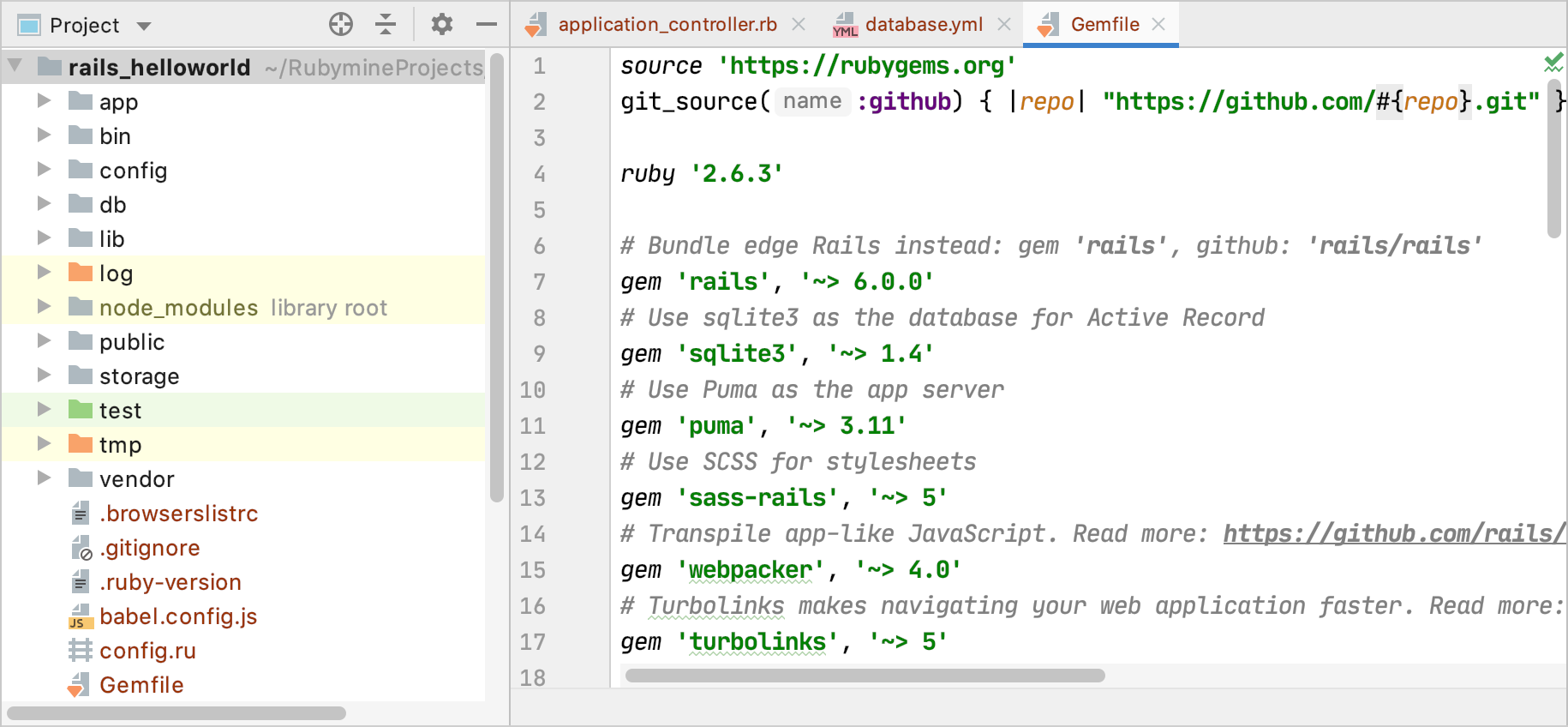 New Rails Application New Rails Application