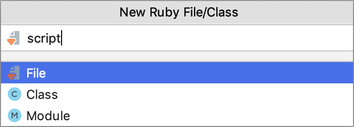 New Ruby File/Class New Ruby File/Class