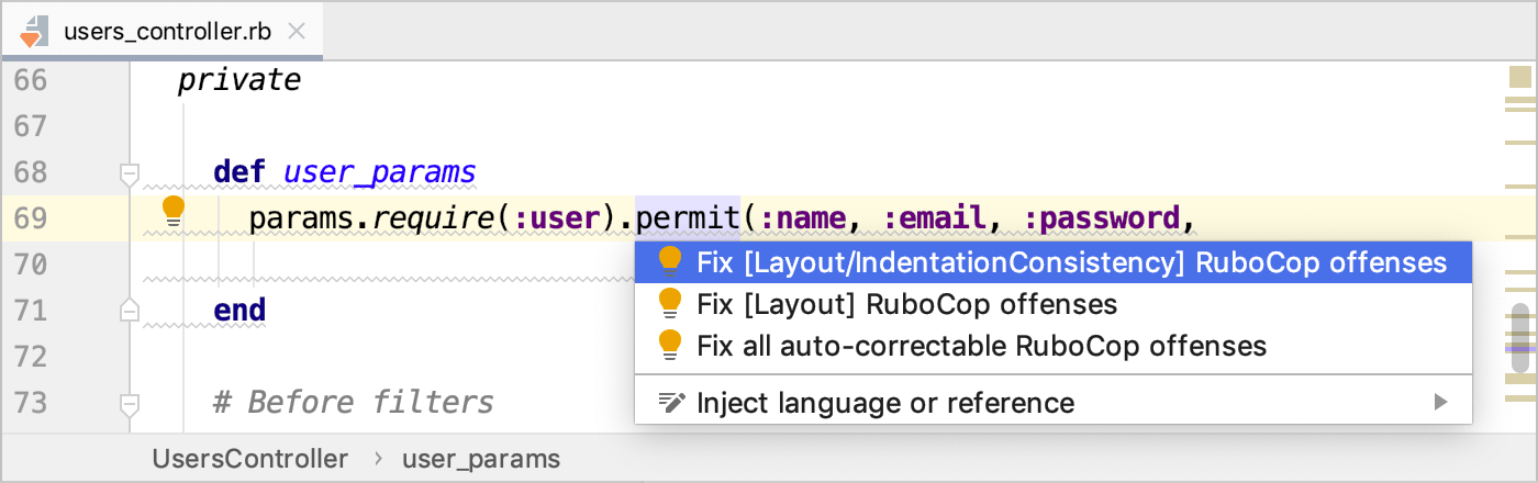 Fix RuboCop offense Fix RuboCop offense