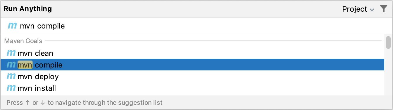 Run a Command in the Run Anything dialog Run a Command in the Run Anything dialog