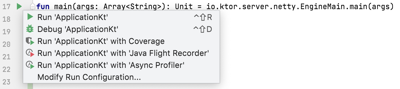 run with profiler run with profiler