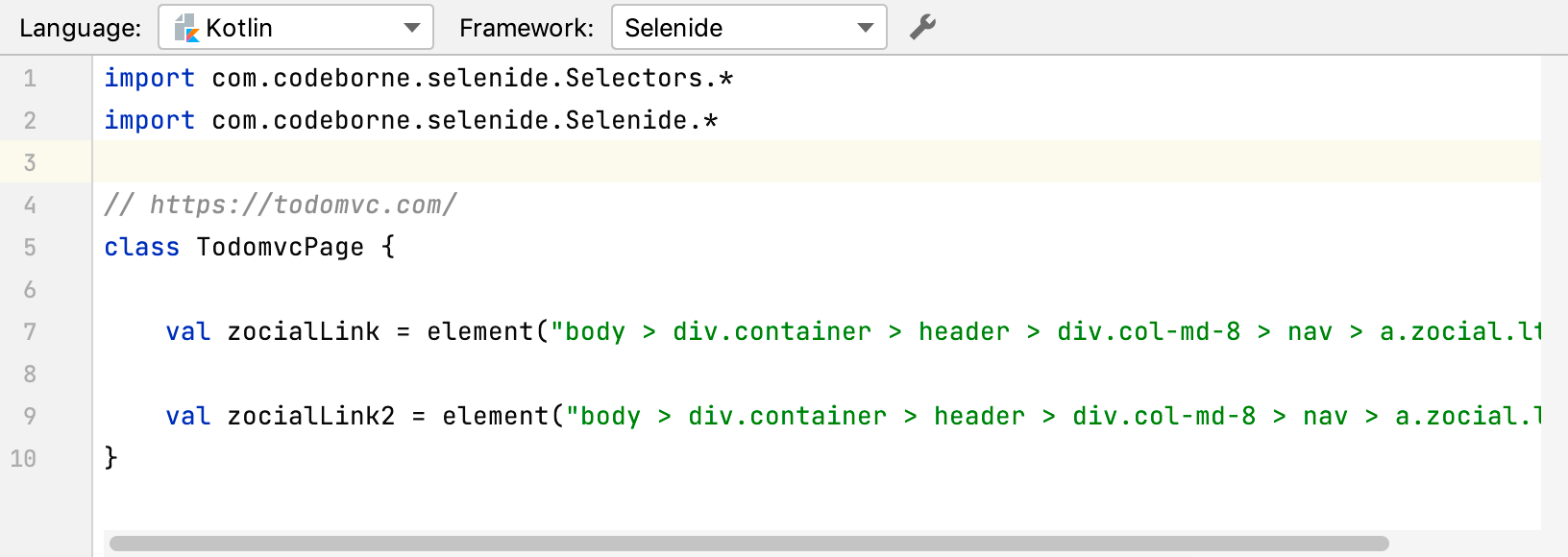 Selenium pog code Selenium pog code
