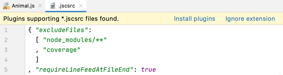IntelliJ IDEA suggests installing JSCS plugin IntelliJ IDEA suggests installing JSCS plugin