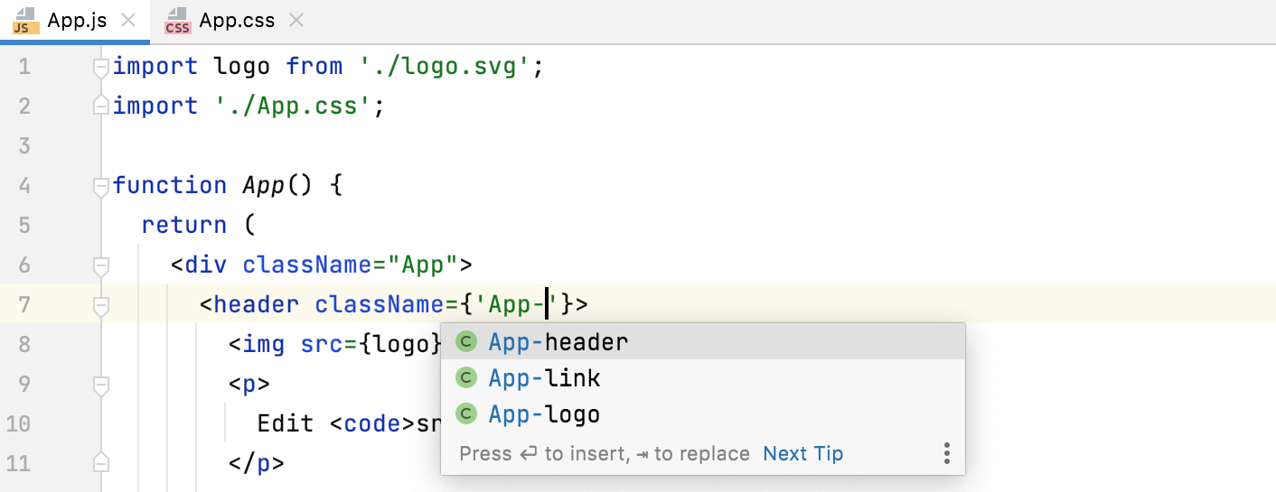 Completion for CSS class names Completion for CSS class names