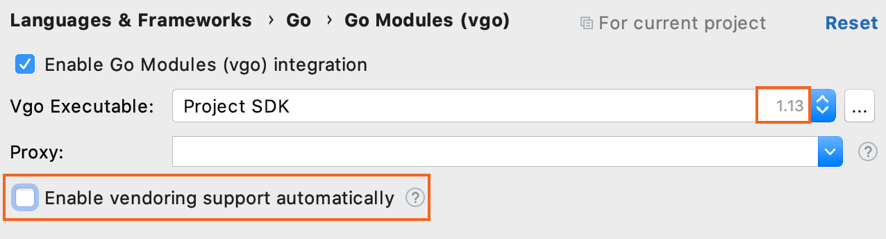 Automatic vendoring mode in Go 1.13 and earlier versions