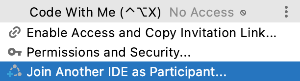 Join another IDE Join another IDE