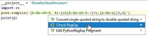 Checking regular expressions Checking regular expressions