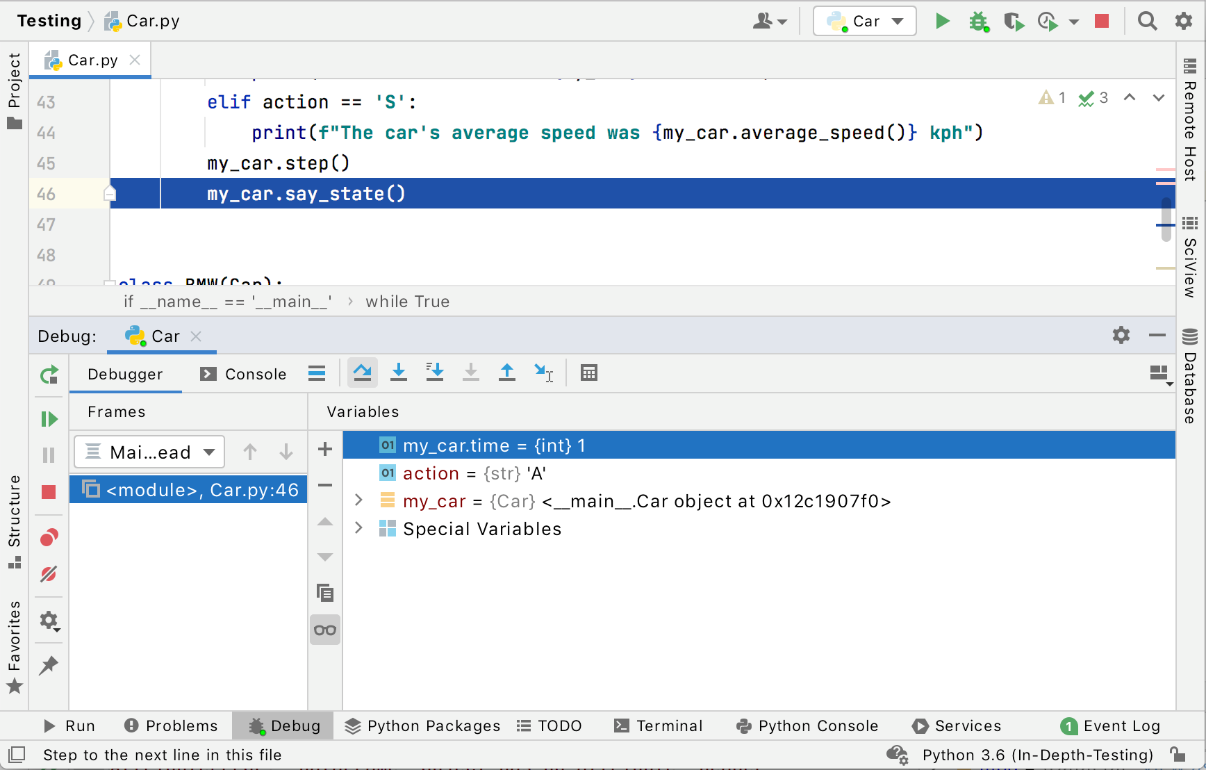 Watched variable gets a value Watched variable gets a value